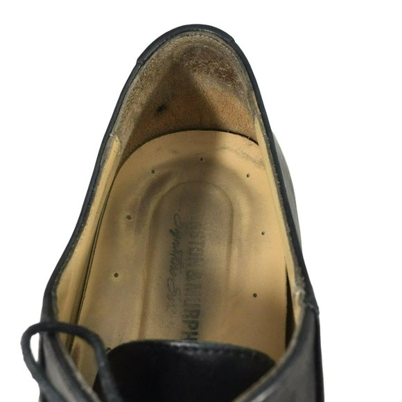 Johnston Murphy Signature Shoes Black Leather Mens Dress Italian Oxfords 9.5 M main image 4
